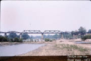 River Kwai Bridge from a boat down-river - 1972