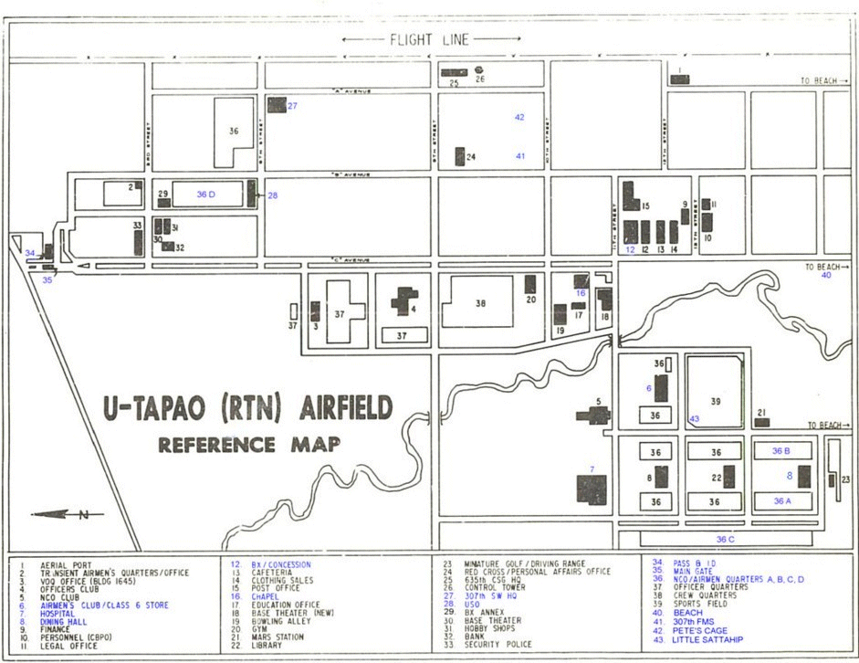 U-Tapao Base Map